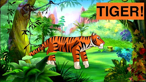 Animal Cartoon - Tiger Kids Cartoon - Learning Cartoon - Children Cartoon