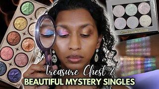 Shine by SD Treasure Chest & Beautiful Mystery Singles Swatches & Review