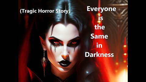 Everyone is the Same in Darkness (Tragic Horror Story)