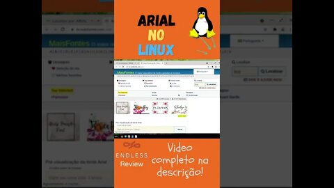 Instalar Fonte Arial no Linux #Shorts