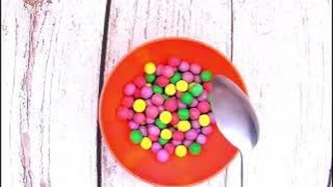 Satisfying ASMR Magic Rainbow Candy Mixing