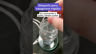 SIMPATIA PARA EMAGRECER RÁPIDO... #Shorts