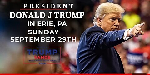 LIVE: President Trump in Erie, PA