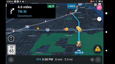 In the Cat Mobile on WAZE - Tulsa, Ok - 🇺🇸