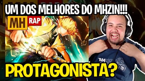 REACT Rap do Zenitsu (Demon Sleayer) - DEUS DO TROVÃO | MHRAP