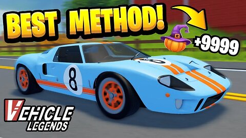 BEST Pumpkin Grinding Method in ROBLOX Vehicle Legends Halloween Event!