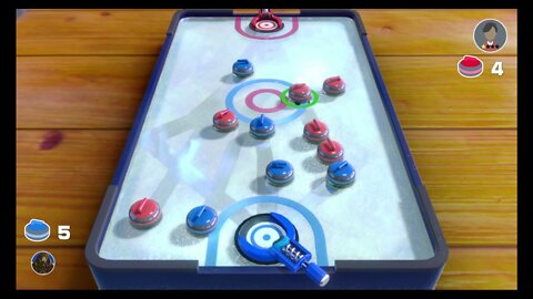 Clubhouse Games: 51 Worldwide Classics (Switch) - Game #38: Toy Curling