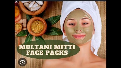 glowing skin with multani mati shining face,ance