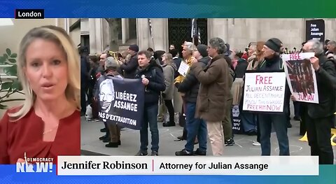 ►🚨▶◾️🔴 CASE UPDATE: Julian Assange lawyer Jen Robinson: "Judges seem 'very troubled...' "