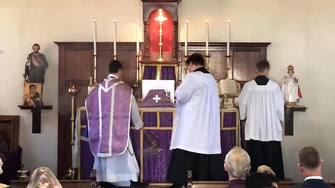 Live Traditional Latin Mass Sunday 5 March 2023 @St Anne’s- 2nd Sunday of Lent