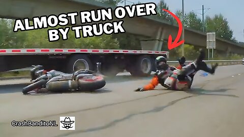 HUGE Motorcycle CRASH #crash