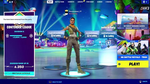 Playing fortnite! Playing with viewers!