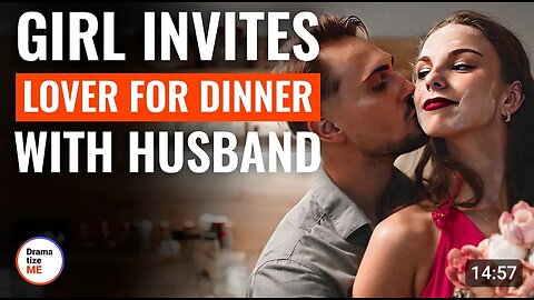 Girl Invites Lover For Dinner With Husband | ‪@DramatizeMe‬