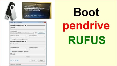 Como criar um pendrive de boot com RUFUS