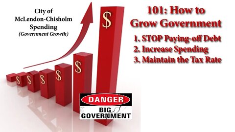 033: The 25% Tax Increase Expands the Size & Scope of Government!