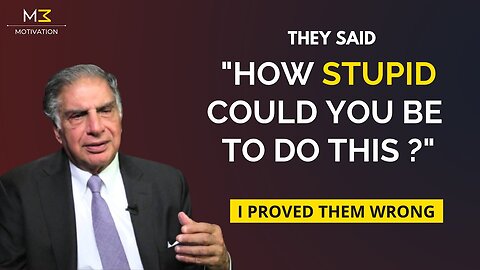 None of My Friends Supported Me - Ratan Tata Award Winning Speech | Ratan Tata And Ford Story