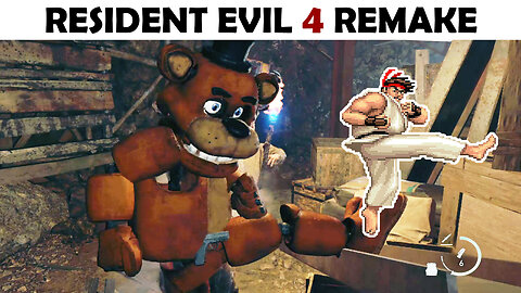 Freddy can do Ryu Moves | Resident Evil 4 Remake