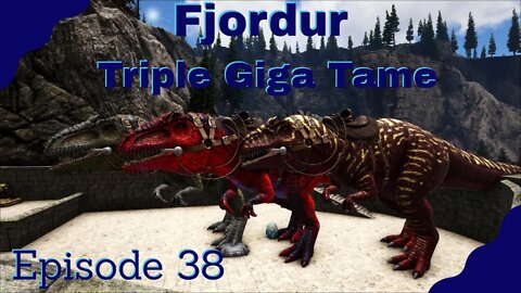 Giganotosaurus Taming and Breeding - ARK Fjordur - Episode 38