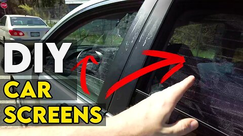 Fastest Easiest DIY Car Screens! | Car Window Bug Screens for Camping / Vanlife