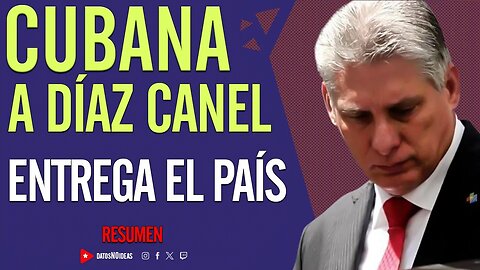 🙏 Cubana le pide a Díaz Canel que entregue el país 🙏