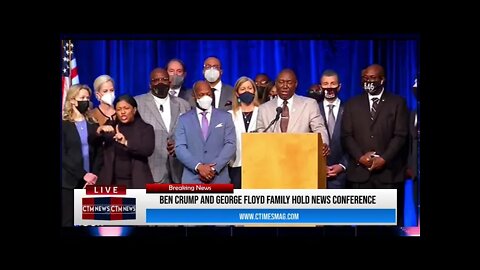 Ben Crump and George Floyd family hold news conference