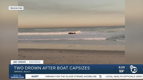 Two drown when panga boat capsizes off Imperial Beach