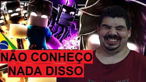 REACT Rap do Ender Dragon, Herobrine e Wither Boss Minecraft - IRON MASTER - MELHOR DO MUNDO