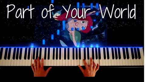 Part of Your World | Kyle Landry | Piano Visualizer + Tutorial