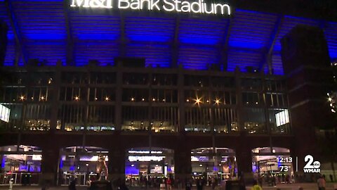 Fans come out in droves to support the Ravens in their Monday Night Football showdown