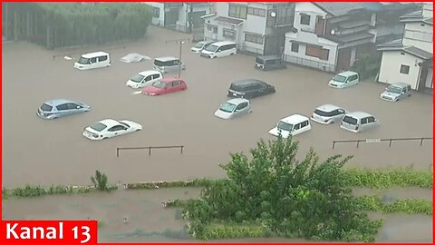 Typhoon Shanshan brings heavy rains around Tokyo, halts transport