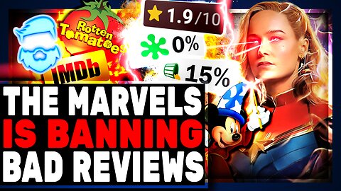 Disney BUSTED Blocking The Marvels Reviews! Captain Marvel 2 Must Be A Disaster! Brie Larson Knows!