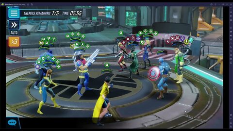 MSF War Live: Axmen vs Doc Ock, Ghost, Invisible Woman, Captain America and Hela