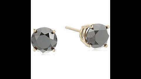 Vir Jewels 14 to 2 cttw Diamond Stud Earrings 14K White Gold Round 4 Prong Set Screw Backs