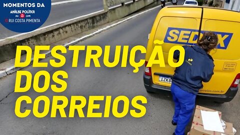 A criminosa entrega dos Correios | Momentos da Análise Política na TV 247