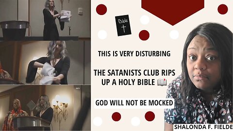 The Satanists Club rips up a Holy Bible