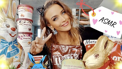 ASMR Gina Carla 🐰🍪🍩 I Bet You Can’t Handle This! Happy Easter Mukbang! High Sensitive!