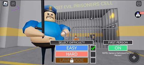 Roblox , Gaming Mobile 2023 Gameplay Barry Prison Gameplay