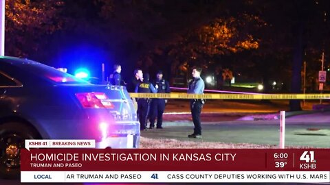 Kansas City, Missouri, police investigating homicide near Truman and Paseo