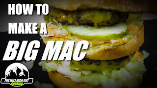 Homemade Big Mac With Mac Sauce