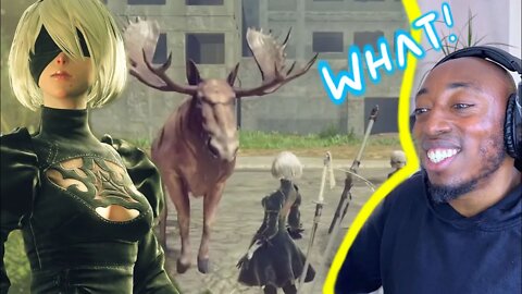 Nier: Automata The End Of Yorha - Official World Overview: City Ruins Trailer REACTION