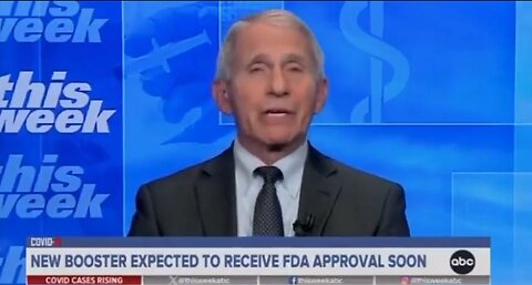 Dr. Fauci admits that the vaccine causes myocarditis