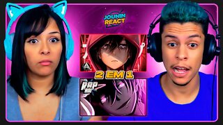 2 EM 1 - ANIRAP | Yuu Otosaka | [React em Casal] 🔥