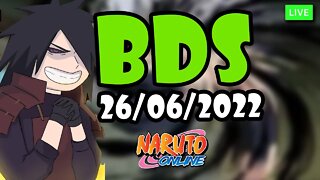 BDS 26/06/2022 Ficamos em primeirão - Live #bds #narutoonline #gameplay