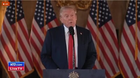 LIVE: Trump Holds a News Conference at Mar-a-Lago