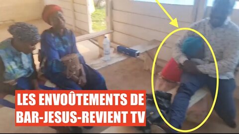 Choquante scène d'idolâtrie au Cameroun d’1 apôtre-vampire du groupe VAUDOU Bar-Jésus-Revient TV