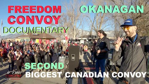 Freedom Convoy Okanagan - 2nd Largest Convoy in Canada, Osoyoos BC USA Border | IrnieracingNews