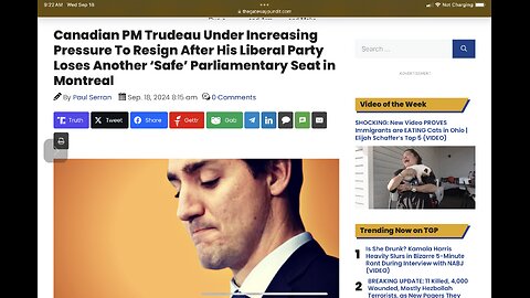 Trudeau Under Increasing Pressure To Resign After His Liberal Party Loses Another ‘Safe’ Seat