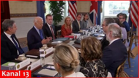 Biden stops reporter's question during meeting with Starmer at White House