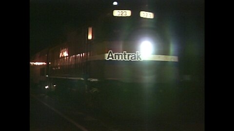 Amtrak train last ride in Boise, Idaho 1997