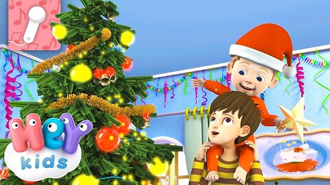 The BEST Christmas Karaoke for Kids! 🎄🎅 Deck the Halls... - Christmas Songs - HeyKids Nursery Rhymes